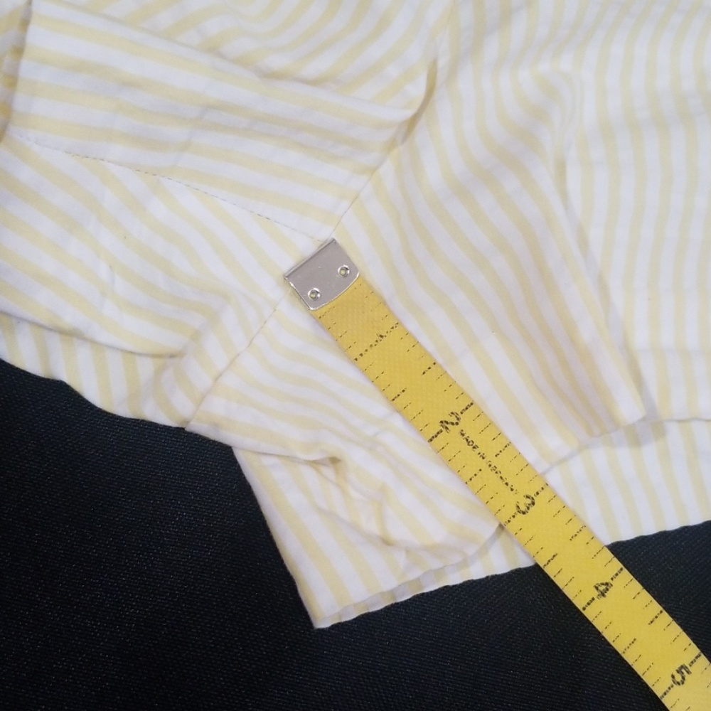 J.Crew striped yellow and white shorts. - Picture 8 of 8